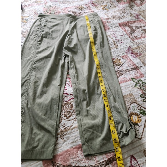 Zenergy By Chico's Womens‎ Crop Pants Lightweight Pull-on Embroidered Size M(8) - Picture 7 of 10